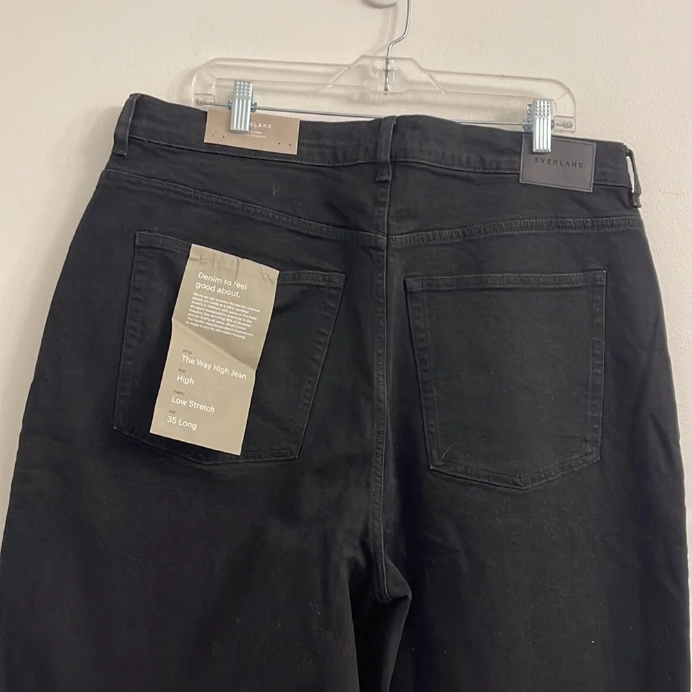 EVERLANE the way high jean size 35 long